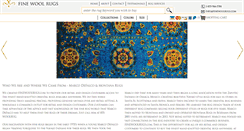 Desktop Screenshot of finewoolrugs.com